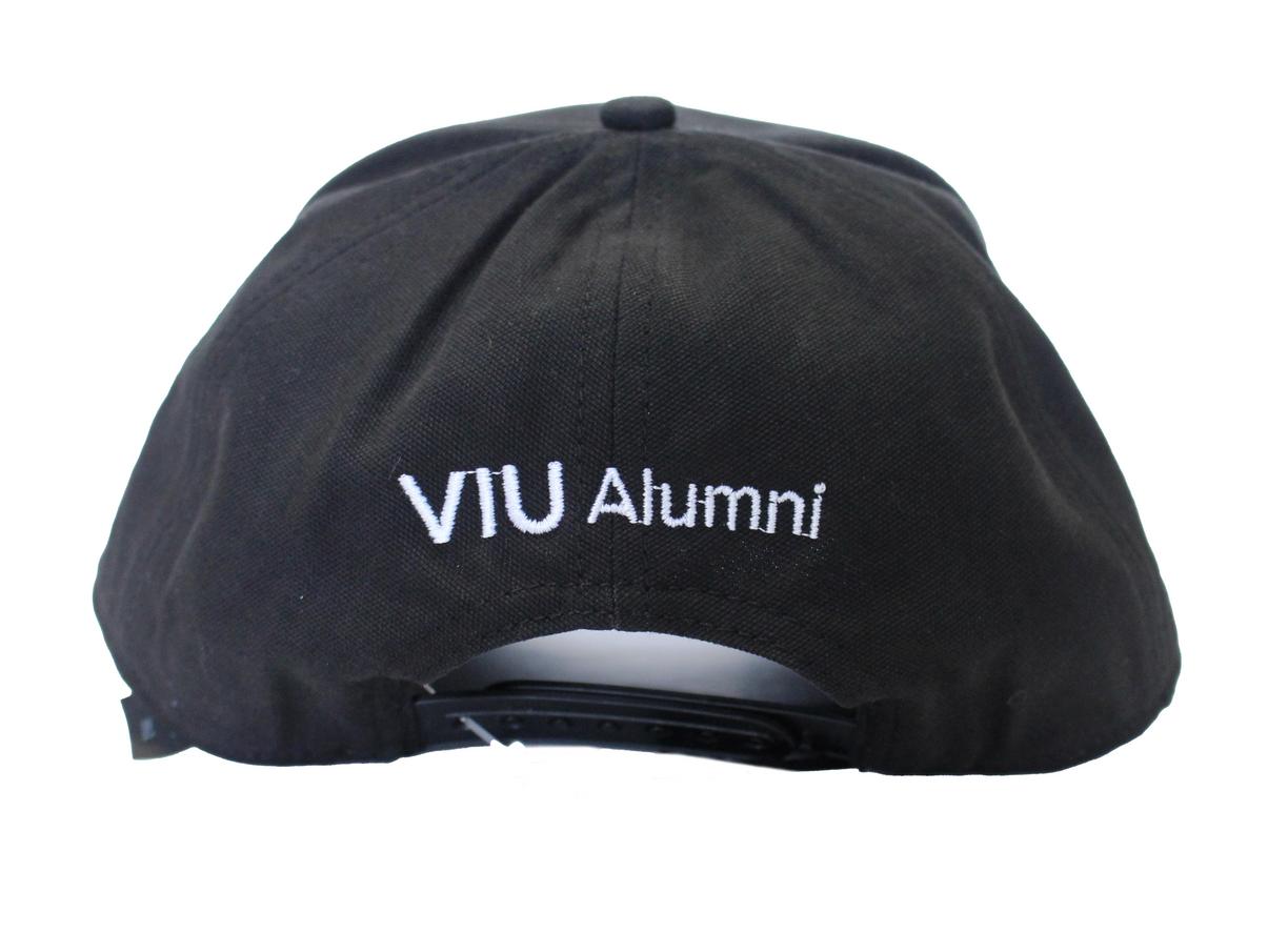 Stormtech Black Baseball Cap with VIU Alumni Logo