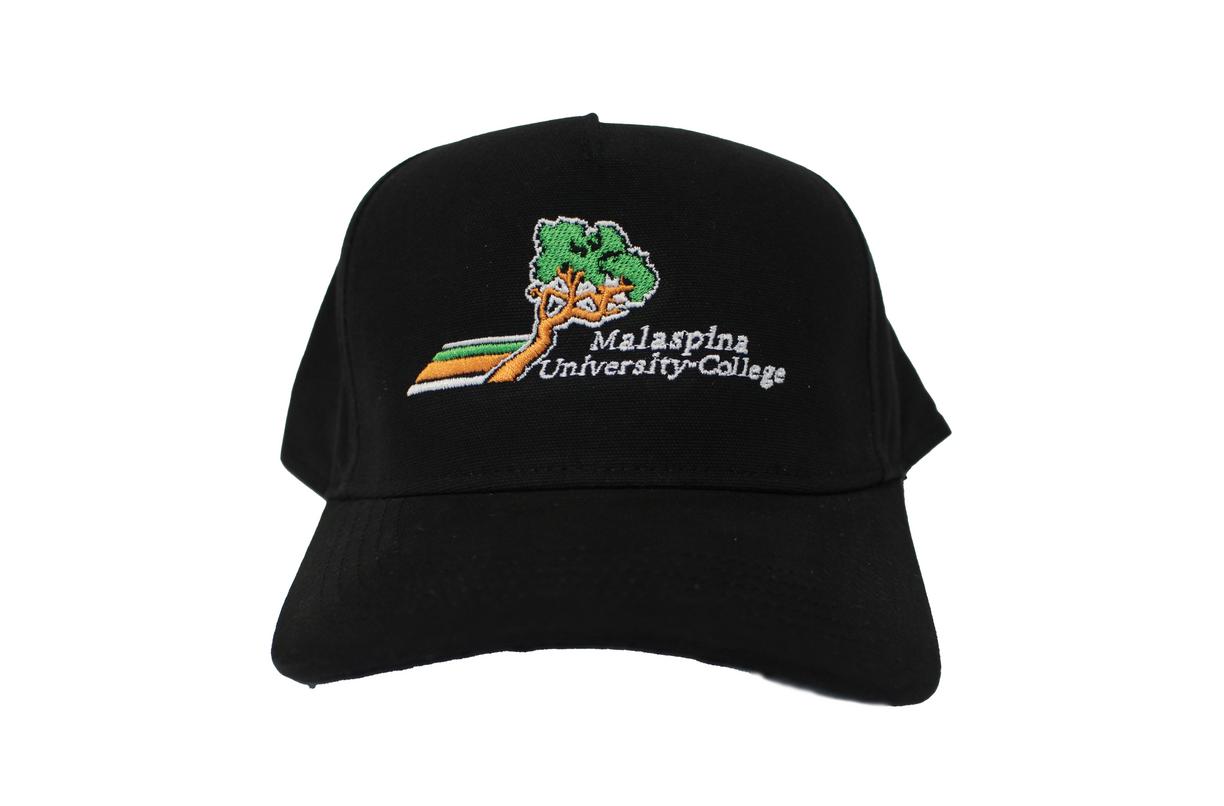 Stormtech Black Baseball Cap with VIU Old Malapsina Logo